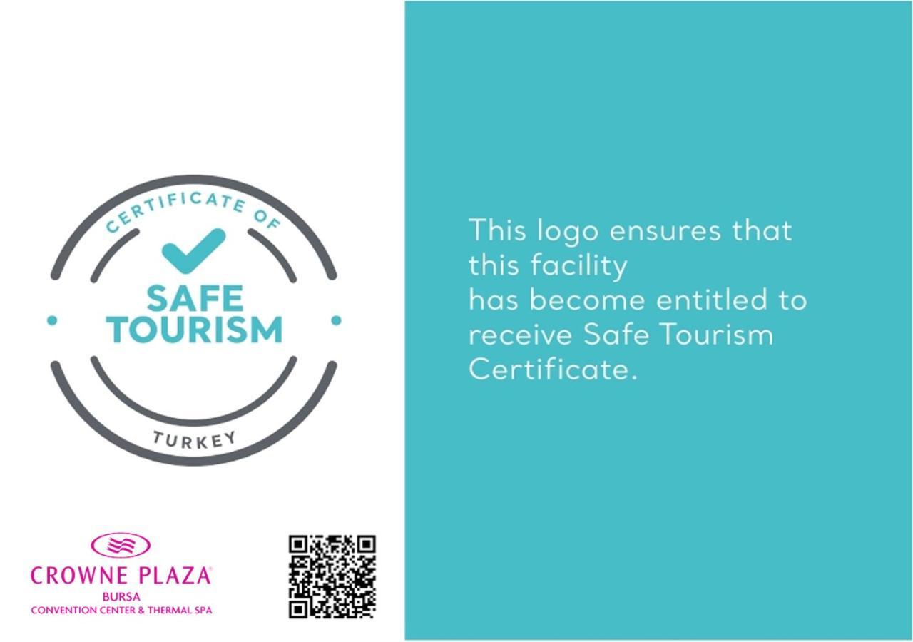 크라운 플라자 부르사 컨벤션 센터 앤드 테르말 스파 호텔 부루사 외부 사진 Safe Tourism Certificate
